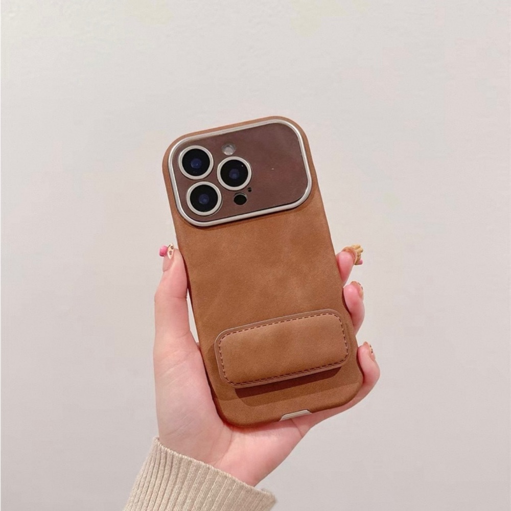 Brown Leather Phone Case